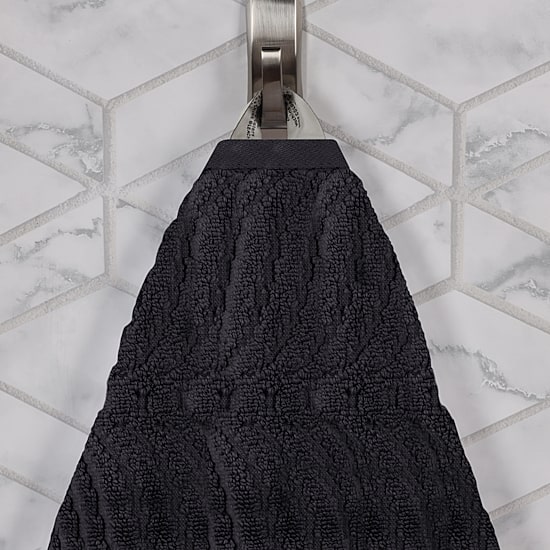 SUPERIOR® Chevron Collection | 100% Cotton 4-pc. Quick Dry Chevron Bath Towel