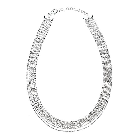Sterling Silver 9-Strand Necklace