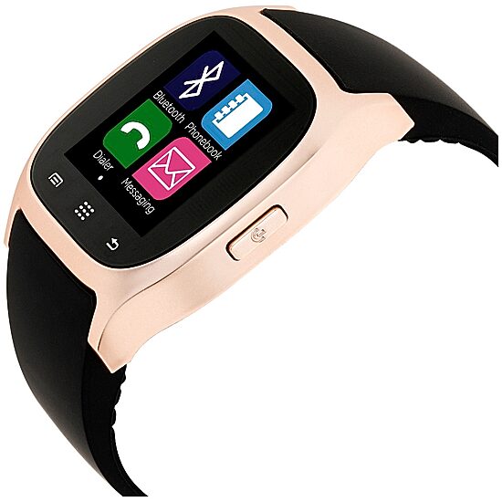 iTouch Black Rosegold Tone Smart Watch-JCI3160RG590-003