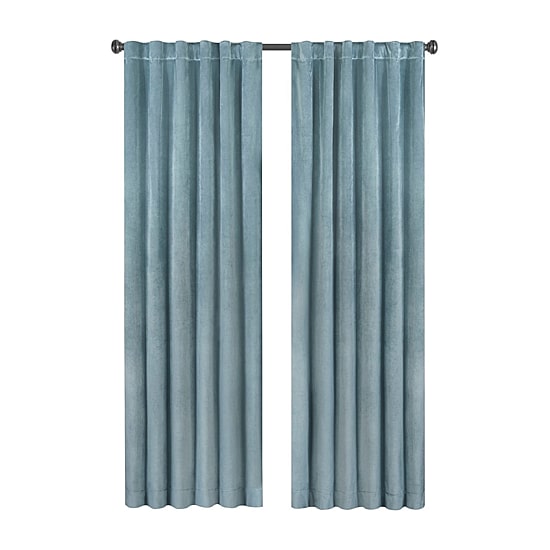 Eclipse Harper Rod Pocket Back Tab Energy Saving Blackout Single Curtain Panel