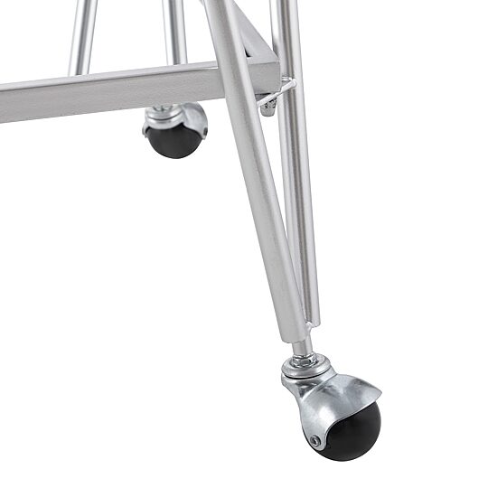 Linon Hera Kitchen And Dining Room Collection Glass-Top Serving Cart
