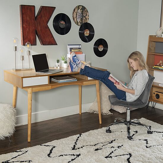 Linon Peggy Office + Library Collection Writing Desk