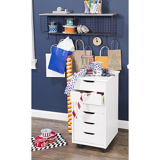 Linon Culton Office + Library Collection 6-Drawer File Cabinet