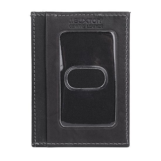 J. Buxton Mens RFID Blocking Front Pocket Wallet