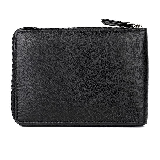 J. Buxton Zip Around Billfold Mens RFID Blocking Zip Around Wallet