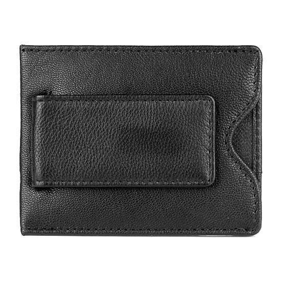 J. Buxton Magnetic Money Clip Mens Rfid Blocking Front Pocket Wallet
