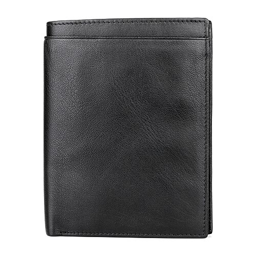 J. Buxton Mens Rfid Blocking Traveler Wallet In Black