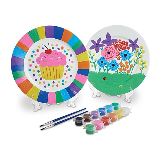 Mindware Paint Your Own Porcelain Plates Board Game