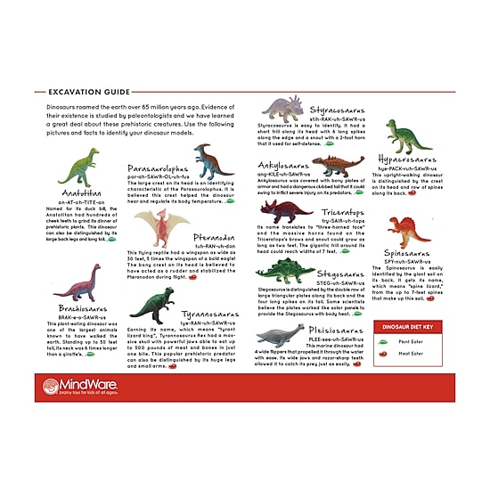 Mindware Dig It Up! - Dinosaur Eggs Board Game
