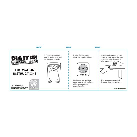 Mindware Dig It Up! - Dinosaur Eggs Board Game