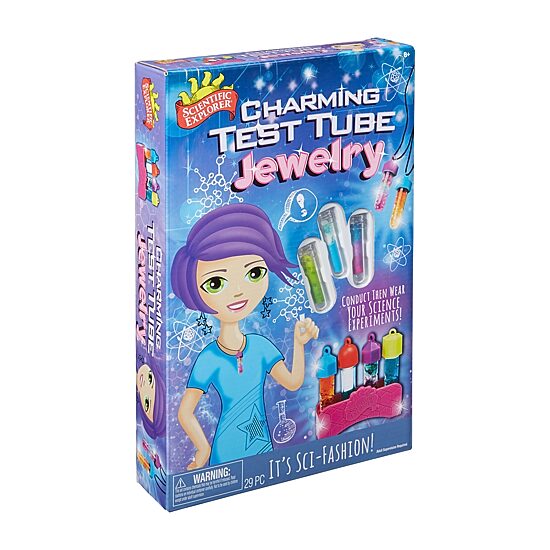 Scientific Explorer Charming Test Tube Jewelry Brain Game