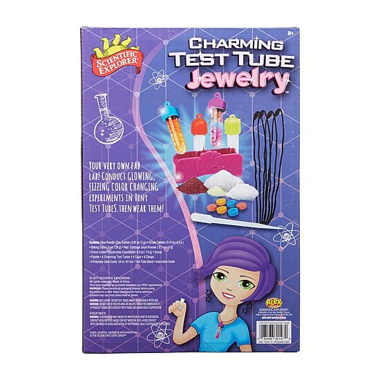 Scientific Explorer Charming Test Tube Jewelry Brain Game