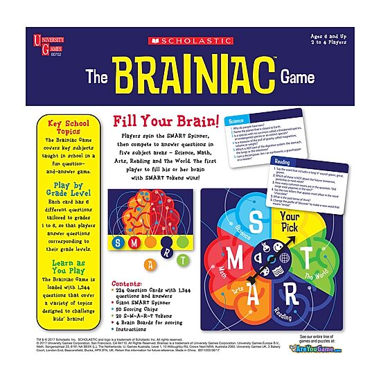 University Games Scholastic - The Brainiac Game