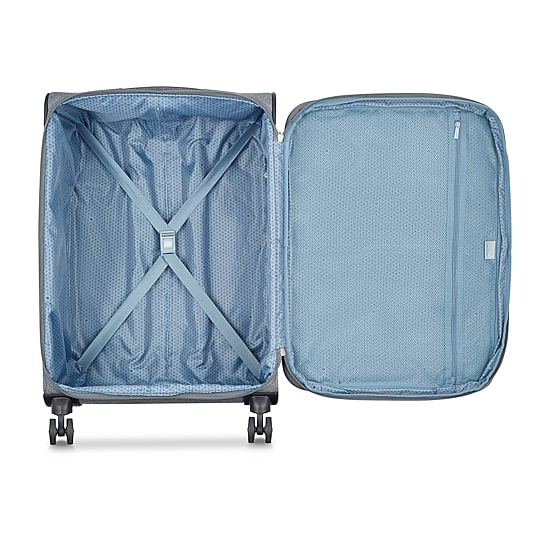 Delsey Paris Rami 24 Inch Softside Expandable Checked Spinner Luggage
