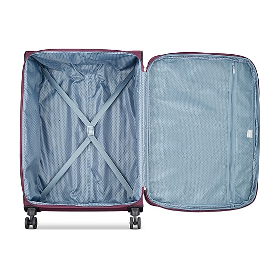 Delsey Paris Rami 27 1/2 Inch Softside Expandable Checked Spinner Luggage