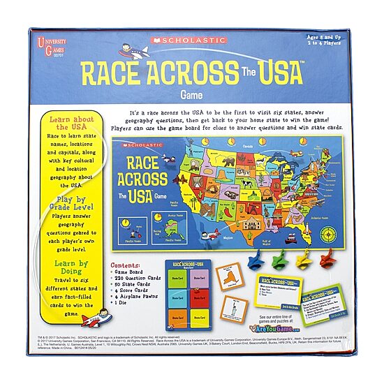 University Games Scholastic - Race Across the USAGame