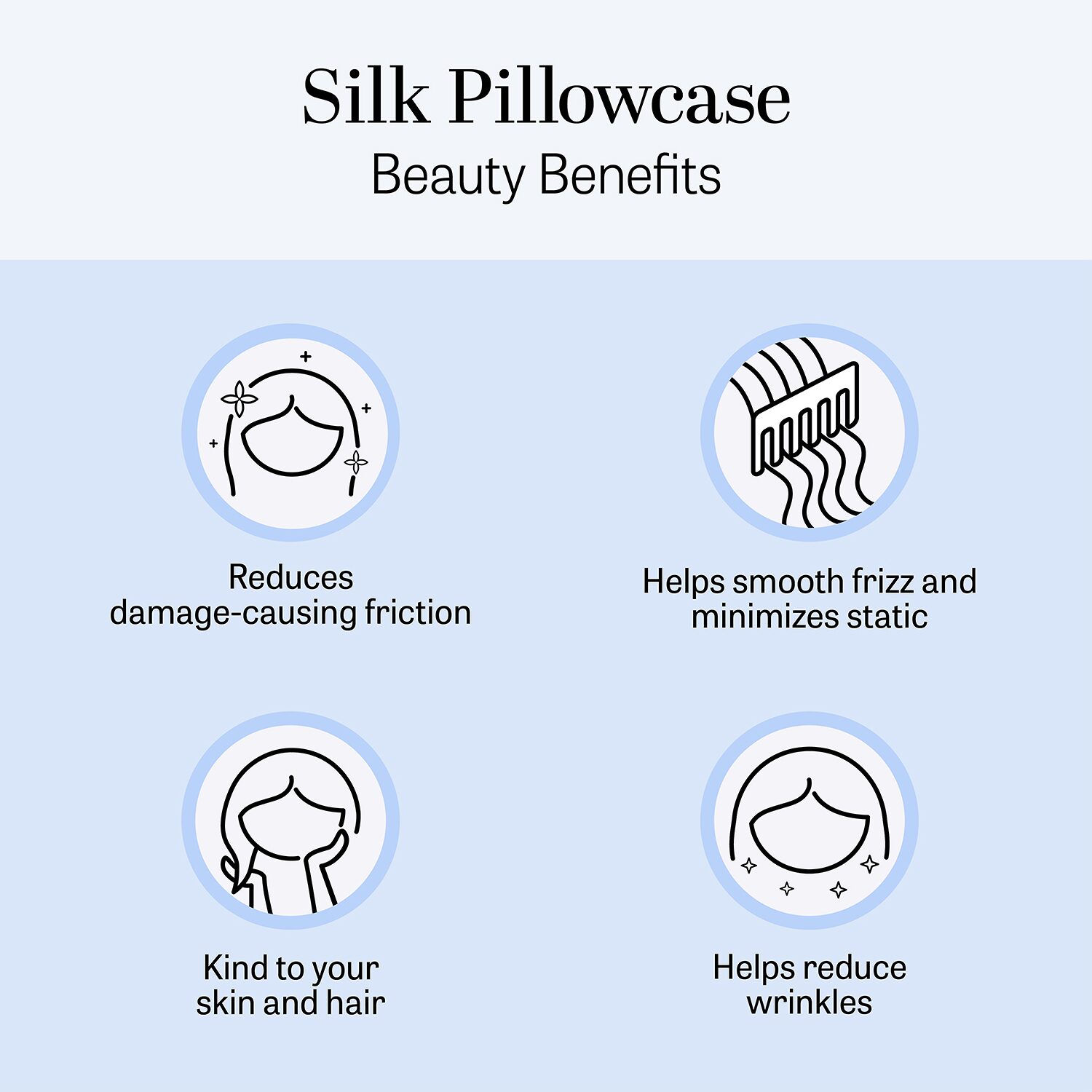Madison Park Single Silk Pillowcase