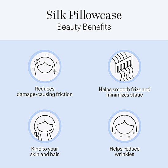Madison Park Single Silk Pillowcase
