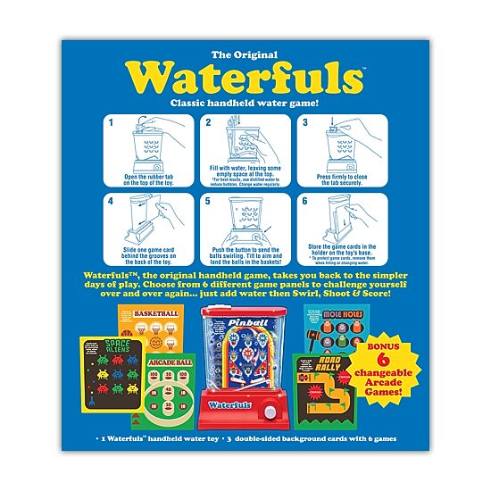 The Original Waterfuls - Classic Handheld Water Game Table Game