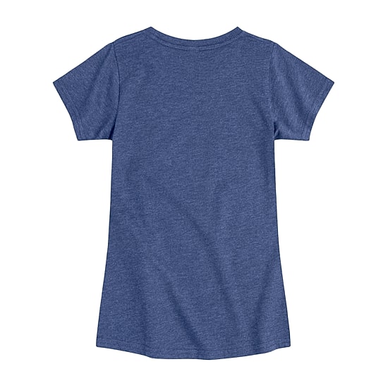 Little & Big Kid Girls Round Neck Short Sleeve Regular Fit Peanuts Graphic T-Shirt