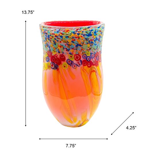 Dale Tiffany Salt Creek Art Glass Vase
