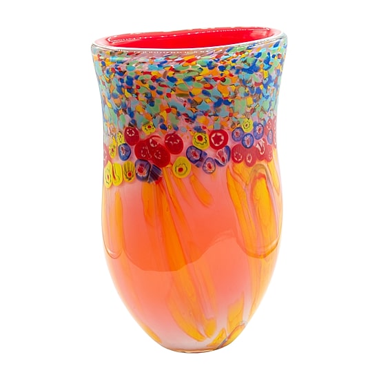 Dale Tiffany Salt Creek Art Glass Vase