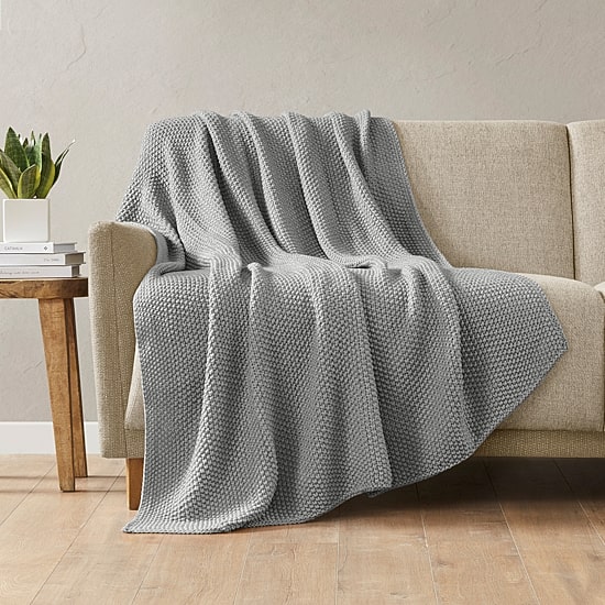 INK+IVY Bree Knit Washable Midweight Throw