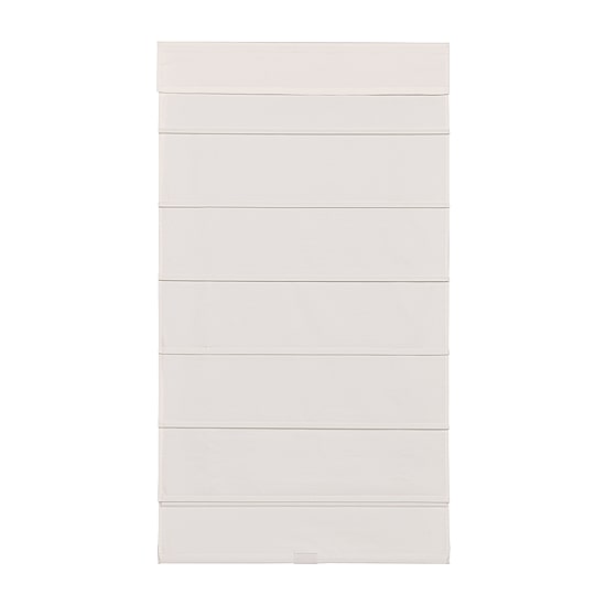 Home Basics Classic Cotton Canvas Custom Cordless Blackout Roman Shade