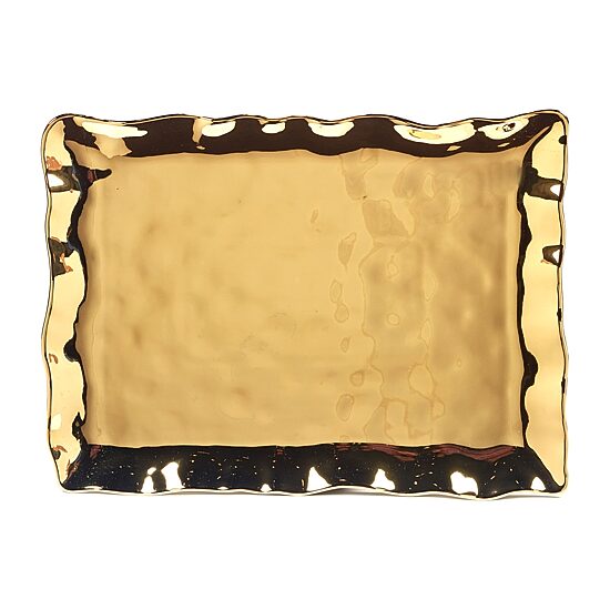 Certified International Gold Coast Porcelain Serving Platter