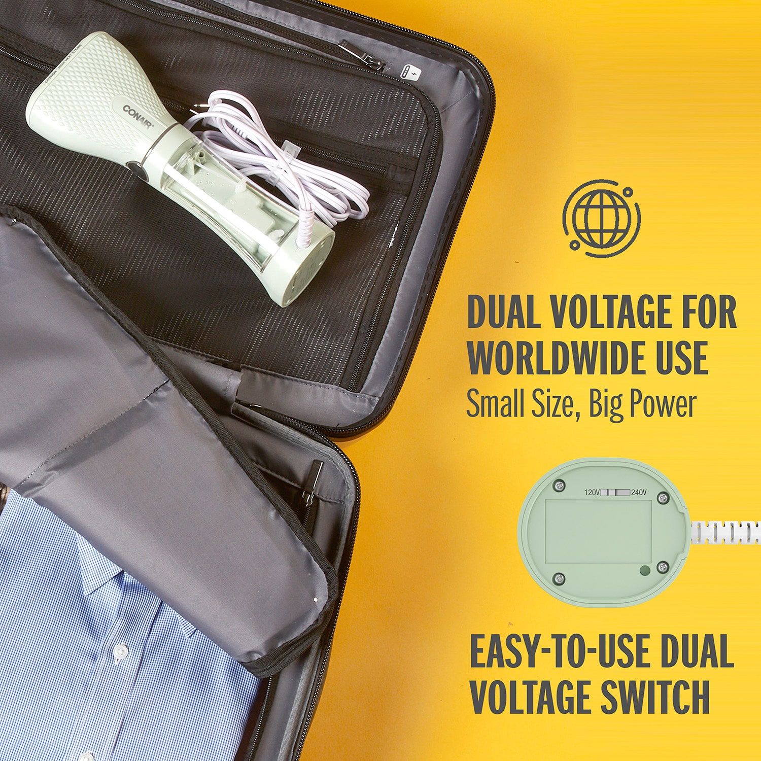 Conair Power Steam Travel Garment Steamer