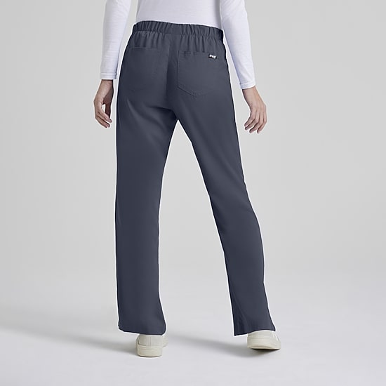 Grey's Anatomy™ by Barco Classic 4232 Riley 5-Pocket Mid-Rise Flared Leg Womens Plus Tall Moisture Wicking Scrub Pant