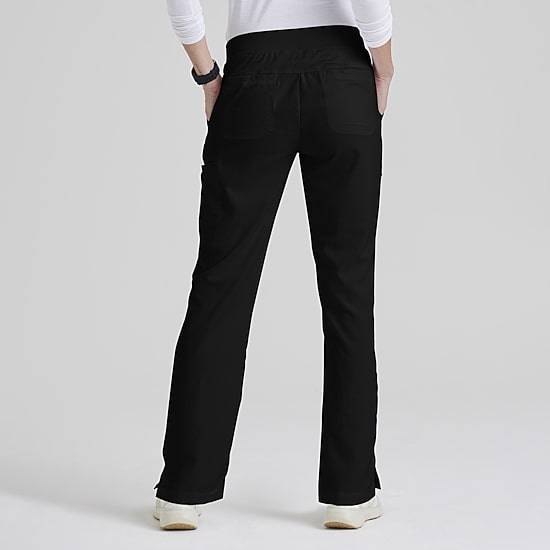 Grey's Anatomy™ by Barco Classic 4277 Mia 6-Pocket Mid-Rise Straight Leg Womens Petite Scrub Pant