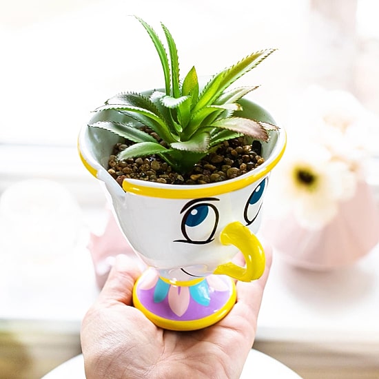 Disney Collection Beauty & The Beast Chip Planter Planter