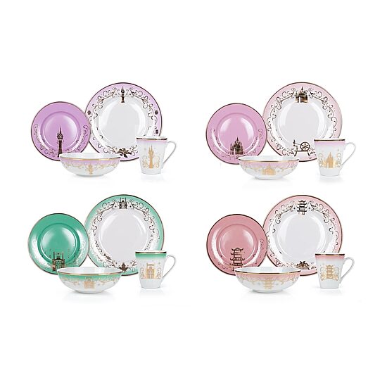 Disney Princess 16 Piece Dinnerware Set