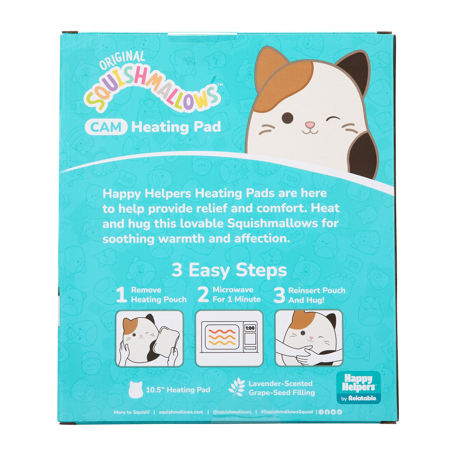 Squishmallow Heating Pad - Cam