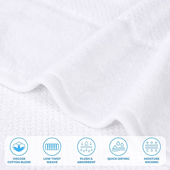 SUPERIOR® Mile Collection 6-pc. Solid Hand Towel