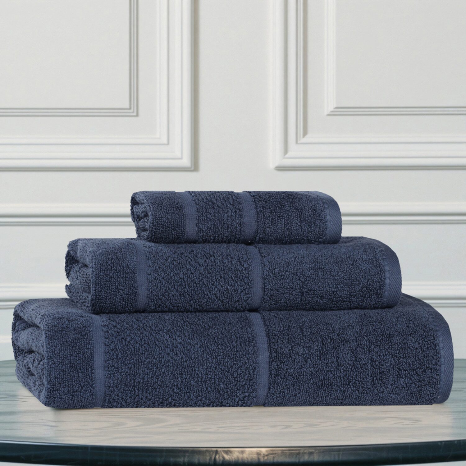 SUPERIOR® Mile Collection 3-pc. Quick Dry Solid Bath Towel Set