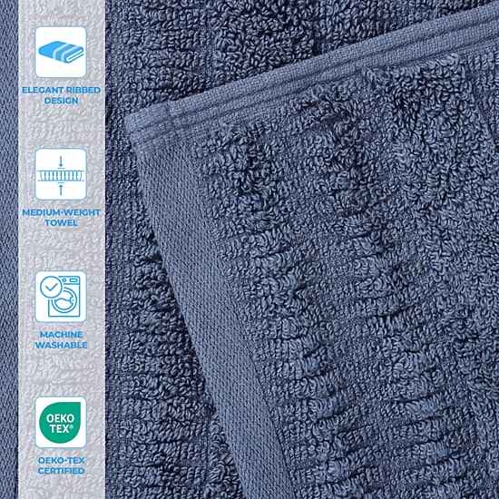 SUPERIOR® Mika Collection 9-pc. Quick Dry Solid Bath Towel Set