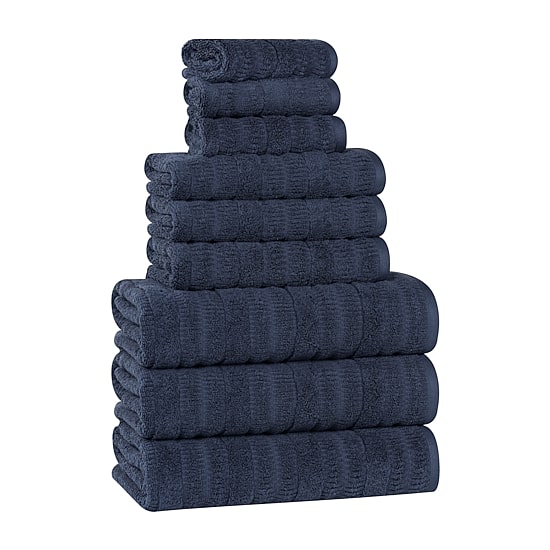 SUPERIOR® Mika Collection 9-pc. Quick Dry Solid Bath Towel Set
