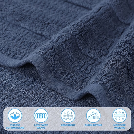SUPERIOR® Mika Collection 9-pc. Quick Dry Solid Bath Towel Set