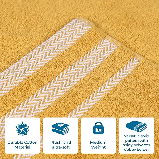 SUPERIOR® Hays Collection | 100% Cotton 3-pc. Quick Dry Bath Towel