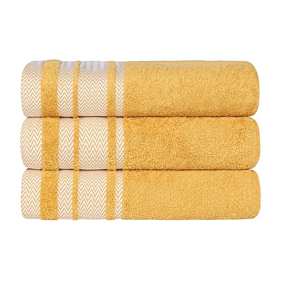 SUPERIOR® Hays Collection | 100% Cotton 3-pc. Quick Dry Bath Towel