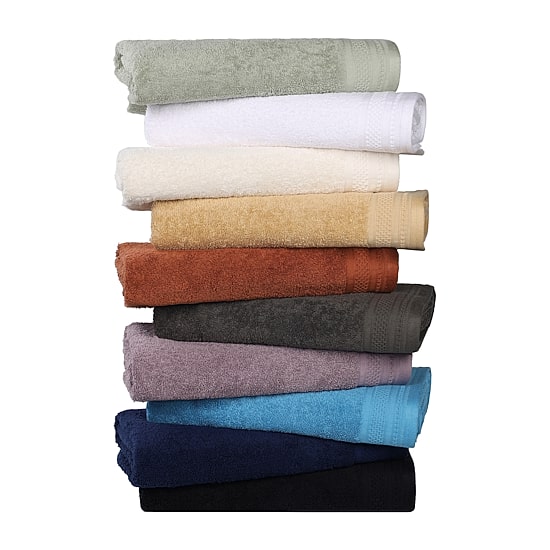 SUPERIOR® Honeycomb Collection | 100% Combed Cotton 6-pc. Solid Hand Towel