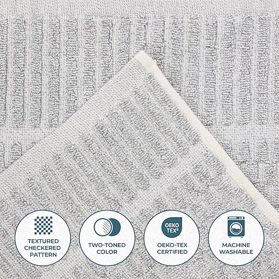 SUPERIOR® Juno Collection 3-pc. Quick Dry Geometric Bath Towel Set