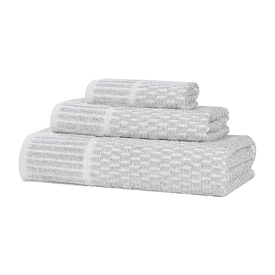 SUPERIOR® Juno Collection 3-pc. Quick Dry Geometric Bath Towel Set