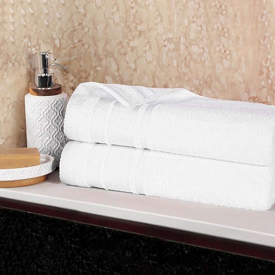 SUPERIOR® Hays Collection | 100% Cotton 2-pc. Bath Sheet