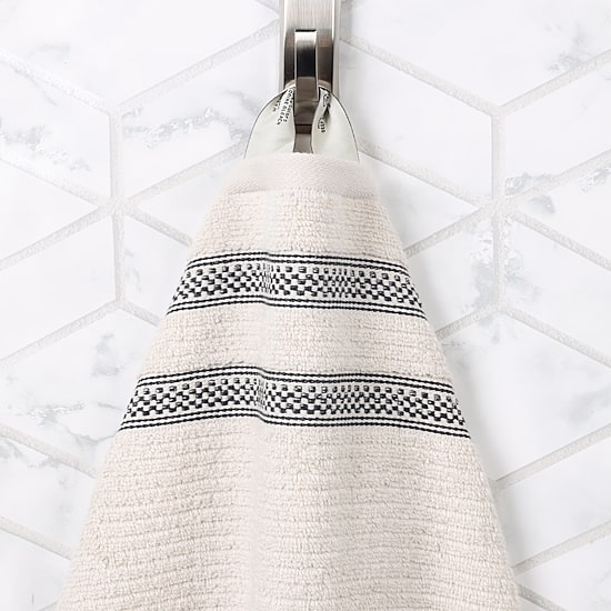 SUPERIOR® Brea Collection | 100% Cotton 3-pc. Quick Dry Geometric Bath Towel