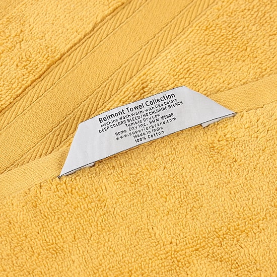 SUPERIOR® Belmont Collection | 100% Cotton 12-pc. Quick Dry Solid Bath Towel Set