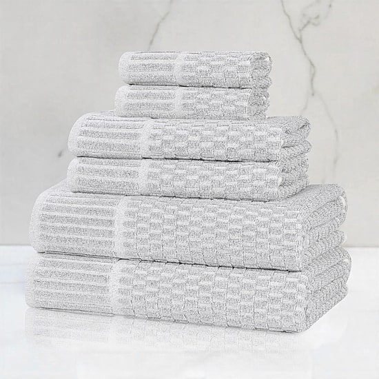SUPERIOR® Juno Collection 6-pc. Quick Dry Solid Bath Towel Set