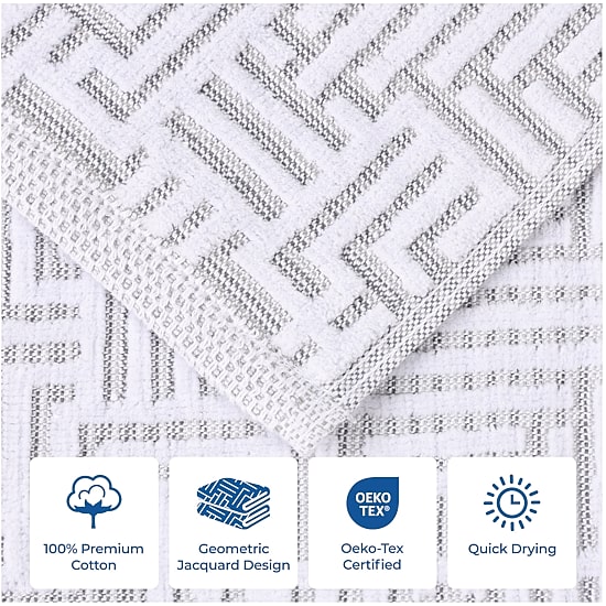 SUPERIOR® Jasper Collection | 100% Cotton 2-pc. Bath Sheet